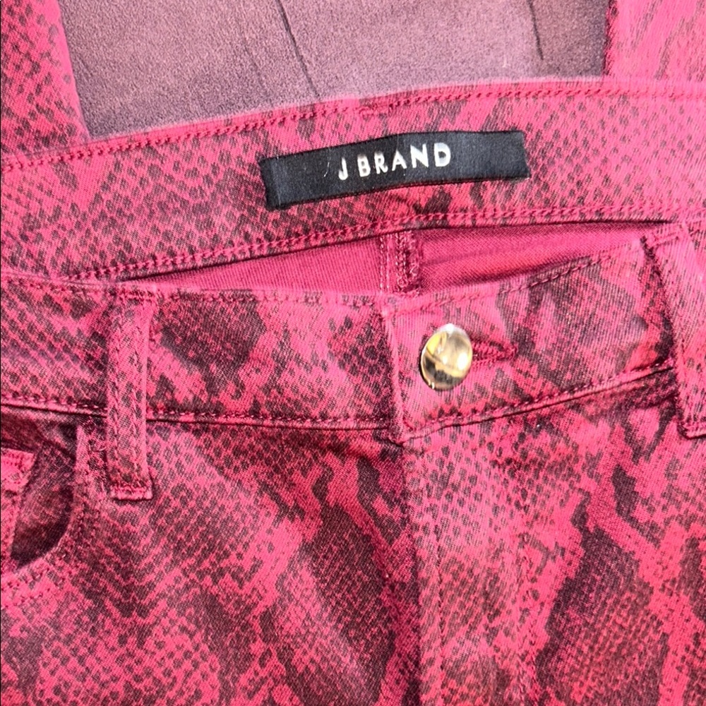 JBAND Size 30 Snake Print Ankle Length Skinny Jeans - Picture 3 of 8